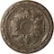 Ekena Millwork Baile Ceiling Medallion (Fits Canopies up to 3 1/4"), Hand-Painted Warm Silver, 20"OD x 1 5/8"P CM20BLWSS - alternate 1